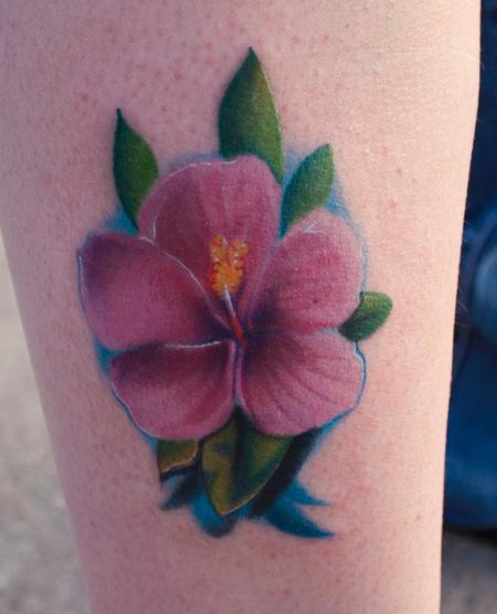 Ryan Mullins - beautiful flower cover up tattoo